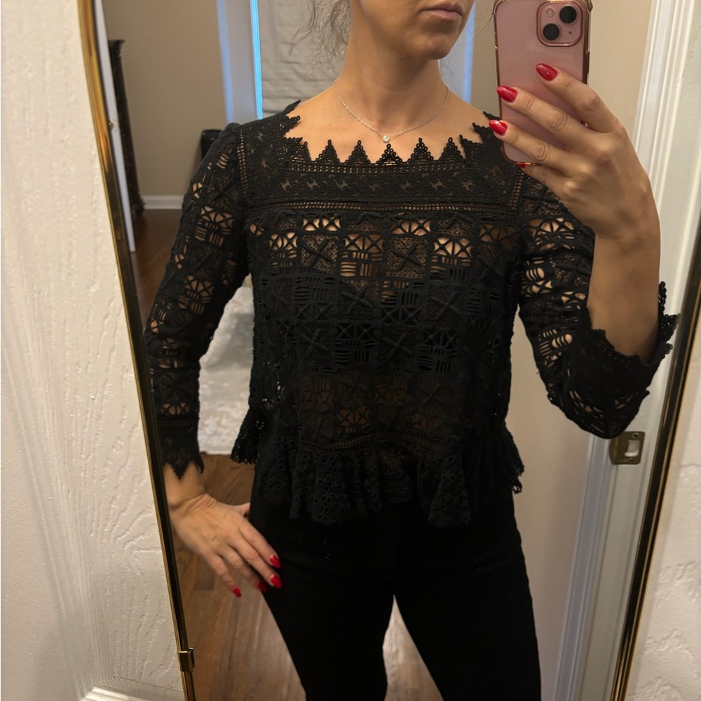Rebecca Taylor knit Lacey top